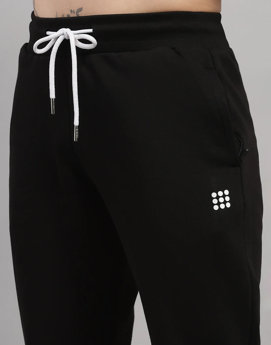 Rock.it Men Black Solid Regular Fit Winter Lower - Image 6