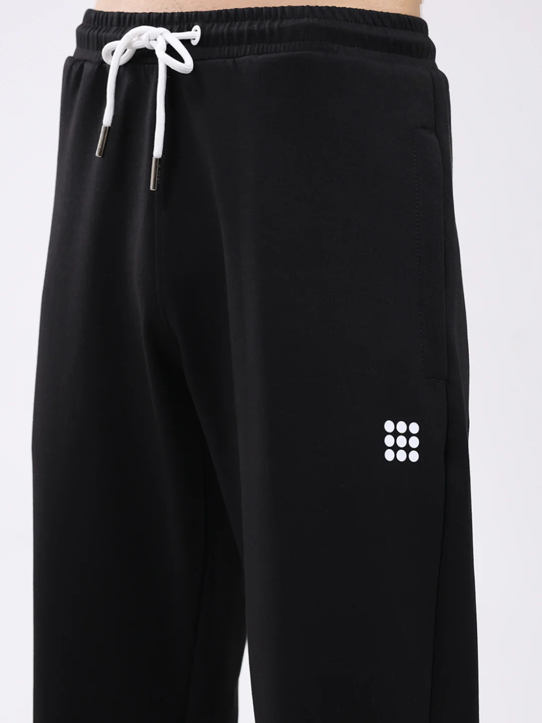 Rock.it Men Black Solid Slim Fit Winter Lower - Image 6