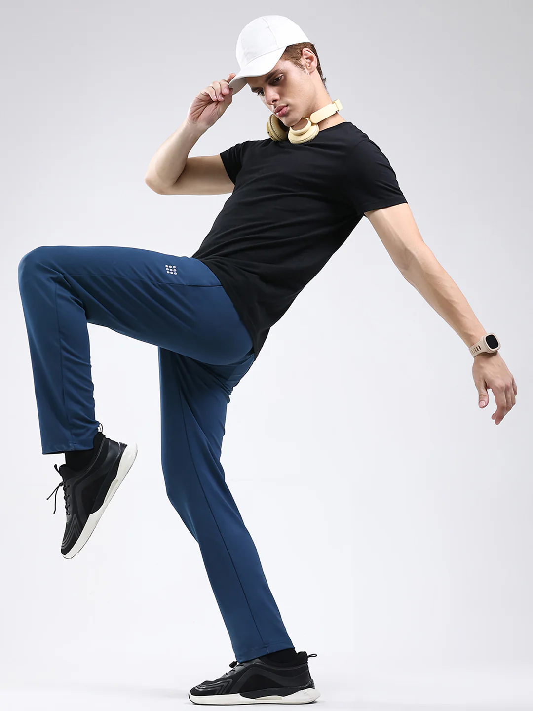 Rock.it Men Blue Solid Regular Fit Winter Lower - Image 6