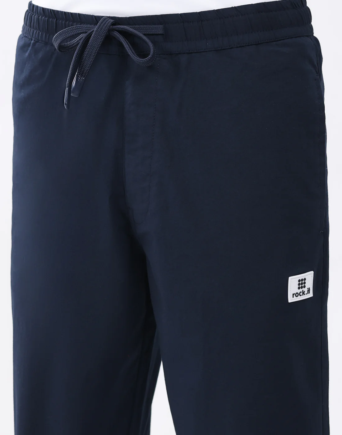 Rock.it Men Navy Blue Solid Regular Fit Winter Lower - Image 6