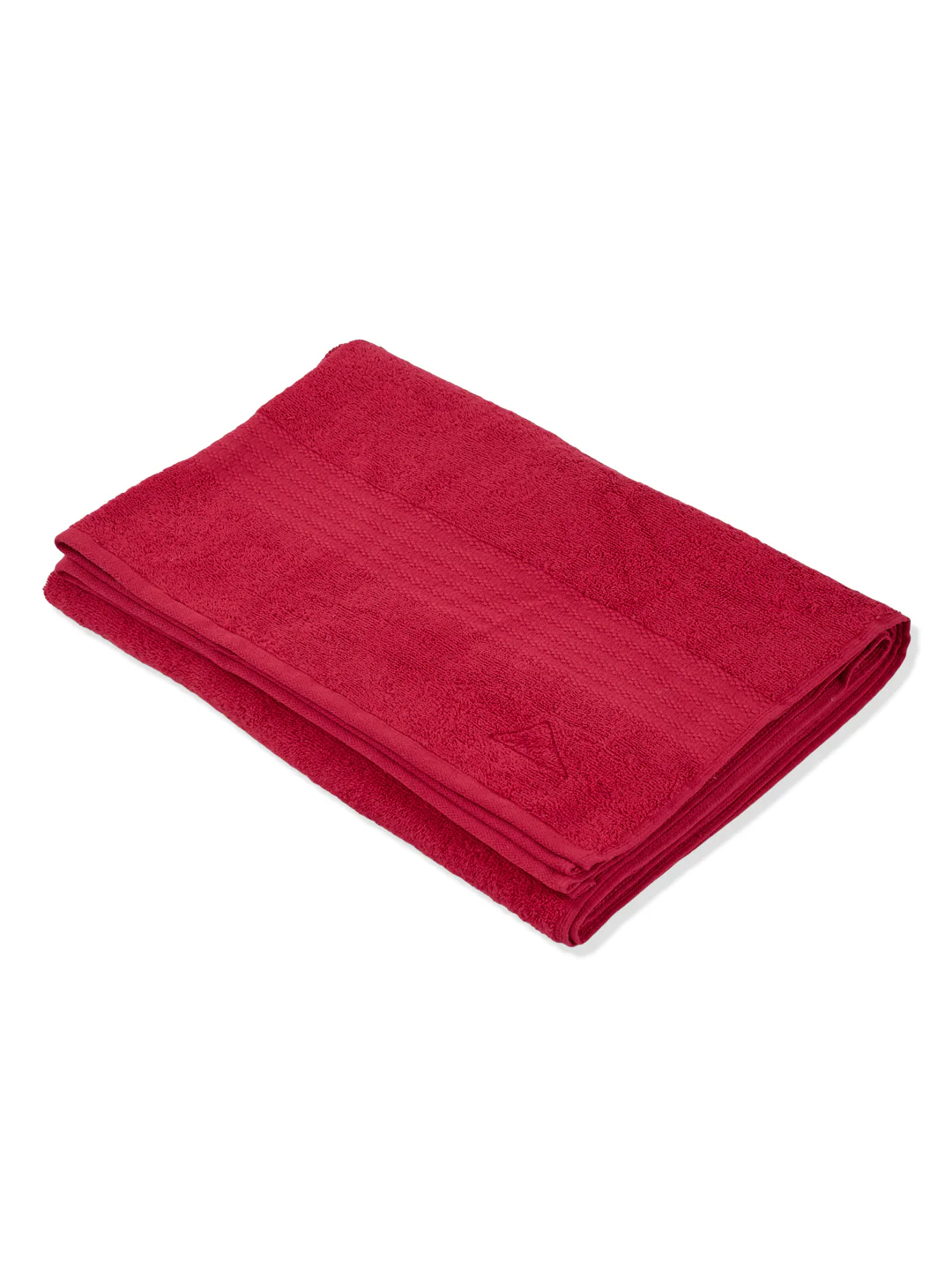 Rose Red Pure Cotton Solid 380 GSM Car Towel 1 Piece (Jazz Collection) - Image 3