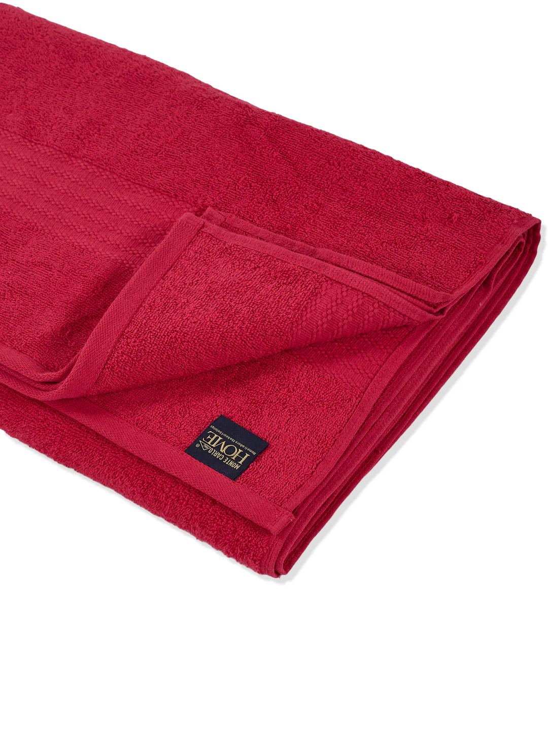 Rose Red Pure Cotton Solid 380 GSM Car Towel 1 Piece (Jazz Collection) - Image 4