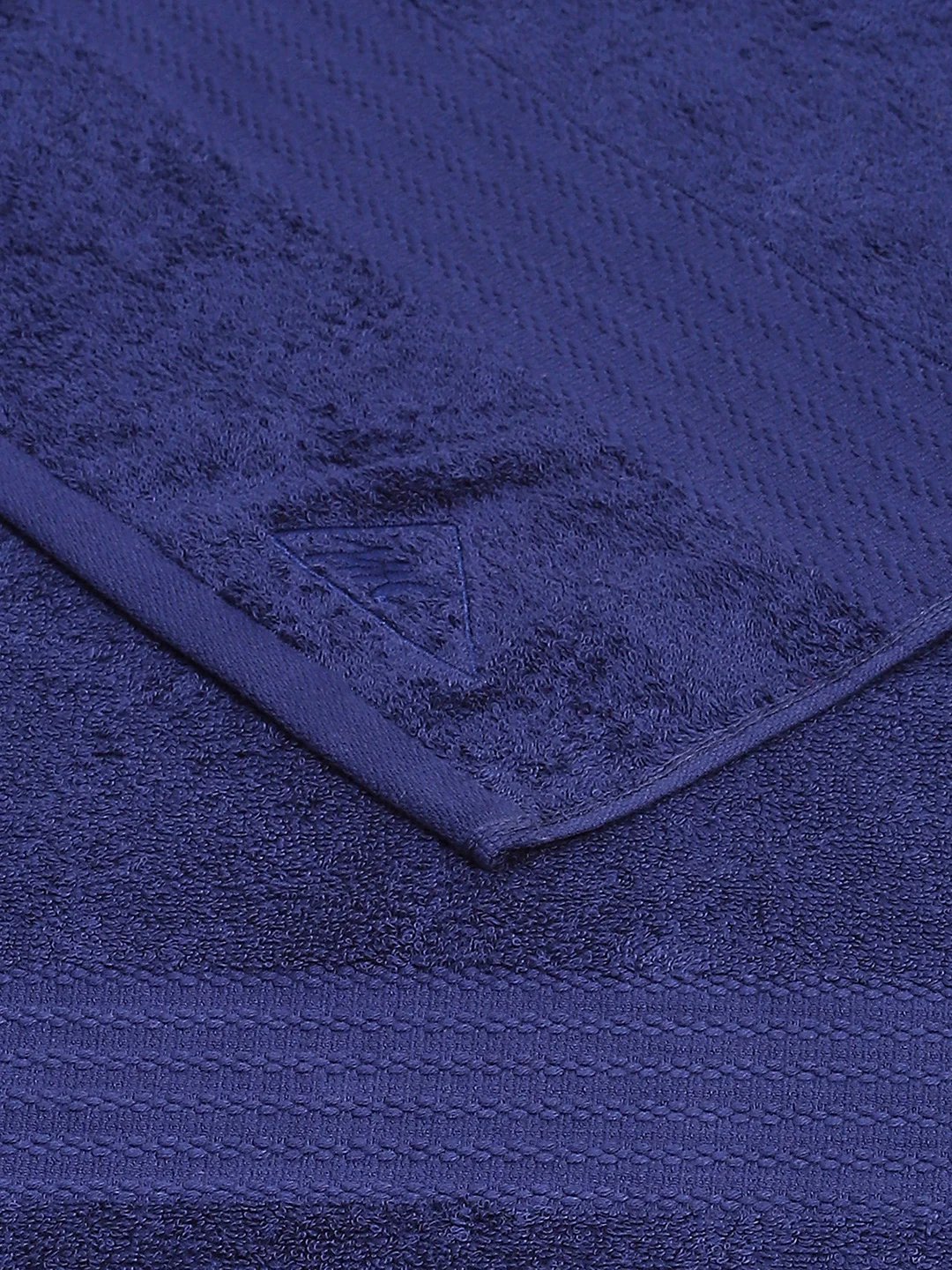 Royal Blue Cotton Solid 400 GSM Car Towel (Jazz) - Image 4