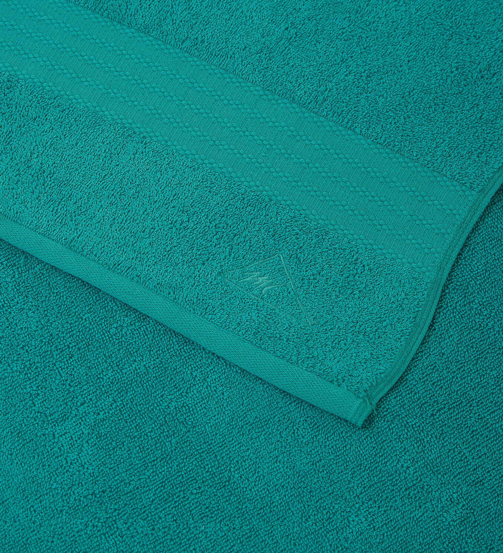 Sea Green Pure Cotton Solid 380 GSM Bath Towel 1 Piece (Jazz Collection) - Image 6