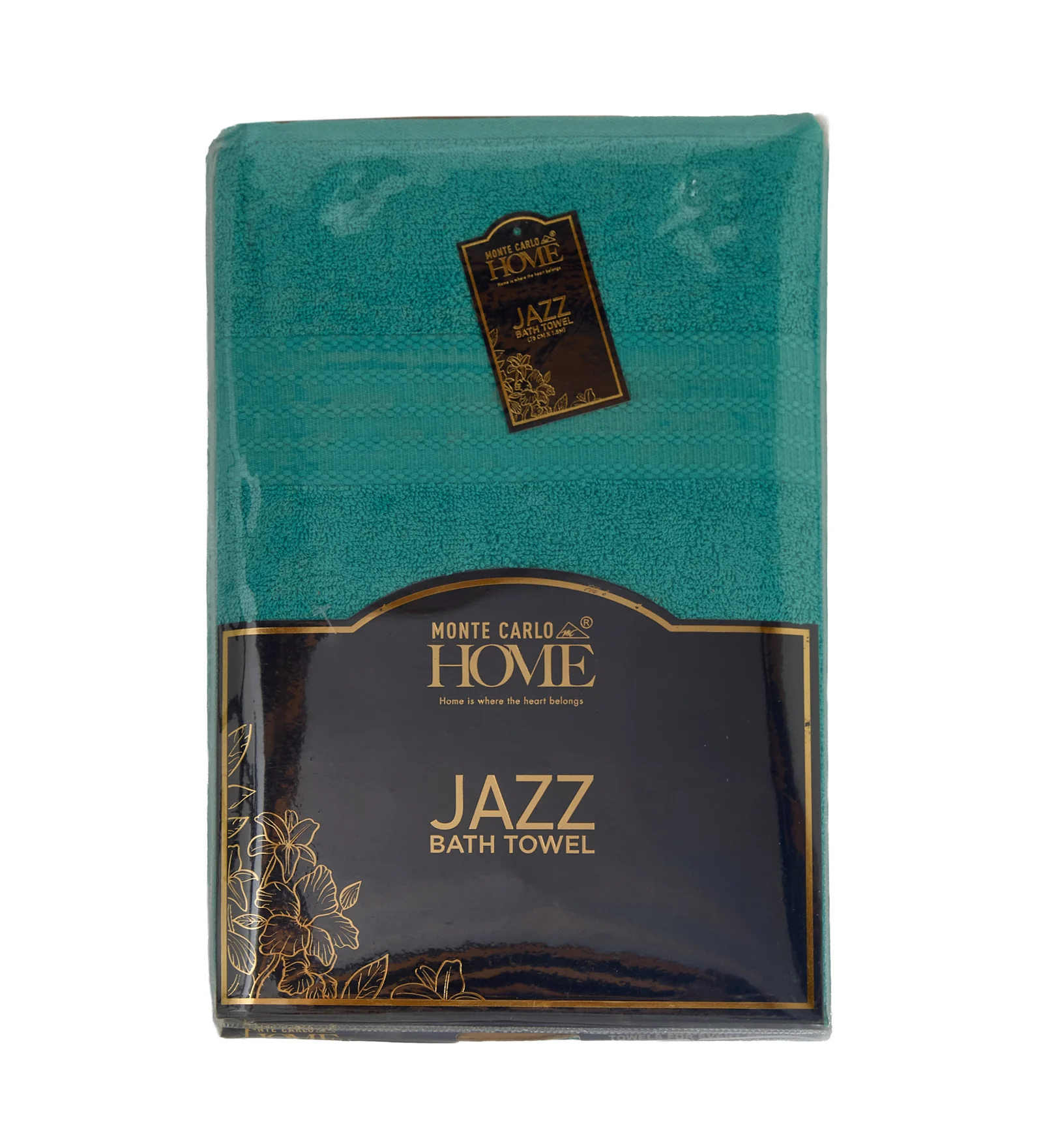 Sea Green Pure Cotton Solid 380 GSM Bath Towel 1 Piece (Jazz Collection) - Image 9