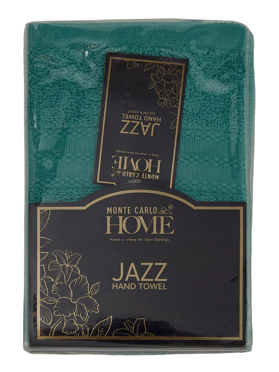 Sea Green Pure Cotton Solid 380 GSM Hand Towel 2 Pc Set (Jazz Collection) - Image 11