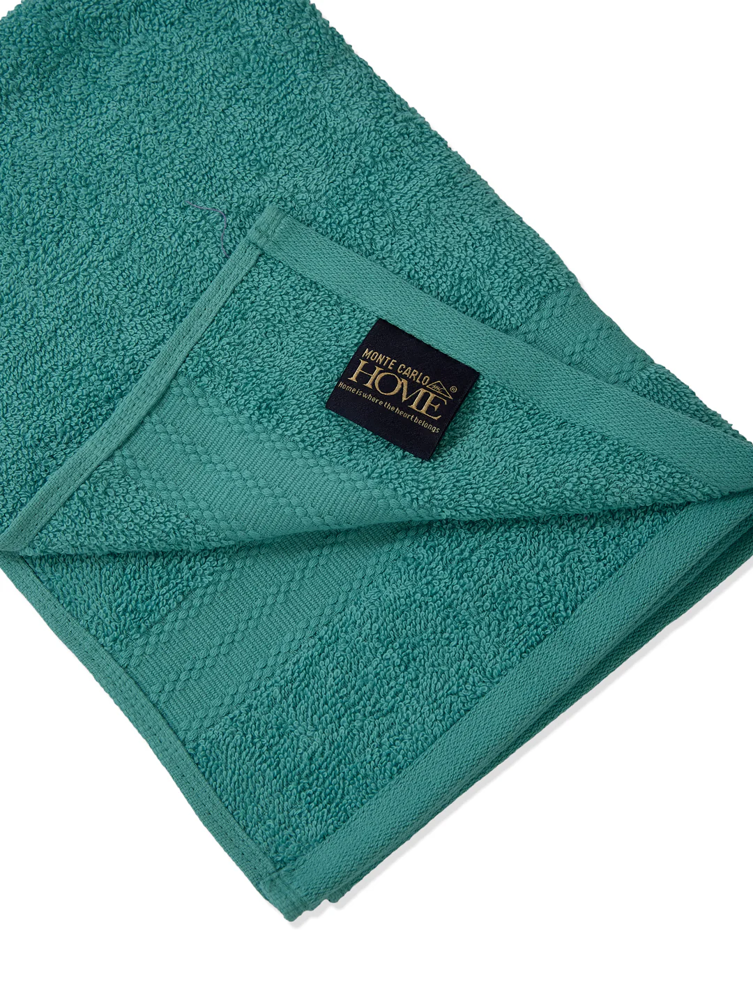 Sea Green Pure Cotton Solid 380 GSM Hand Towel 2 Pc Set (Jazz Collection) - Image 8