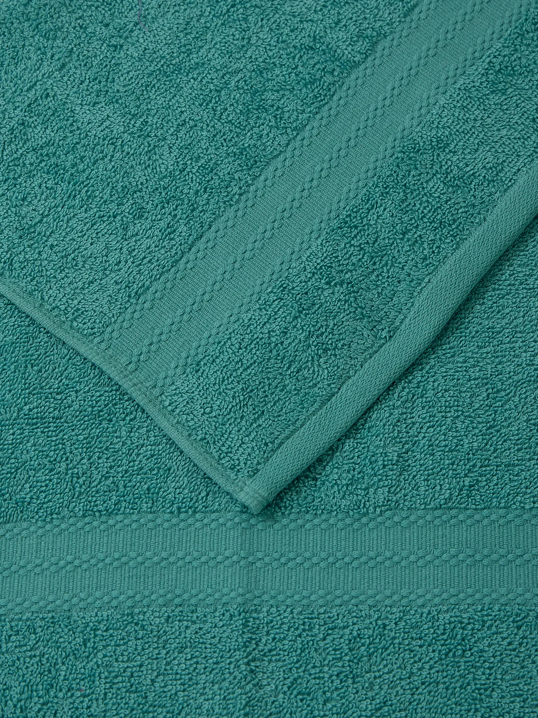 Sea Green Pure Cotton Solid 380 GSM Hand Towel 2 Pc Set (Jazz Collection) - Image 9