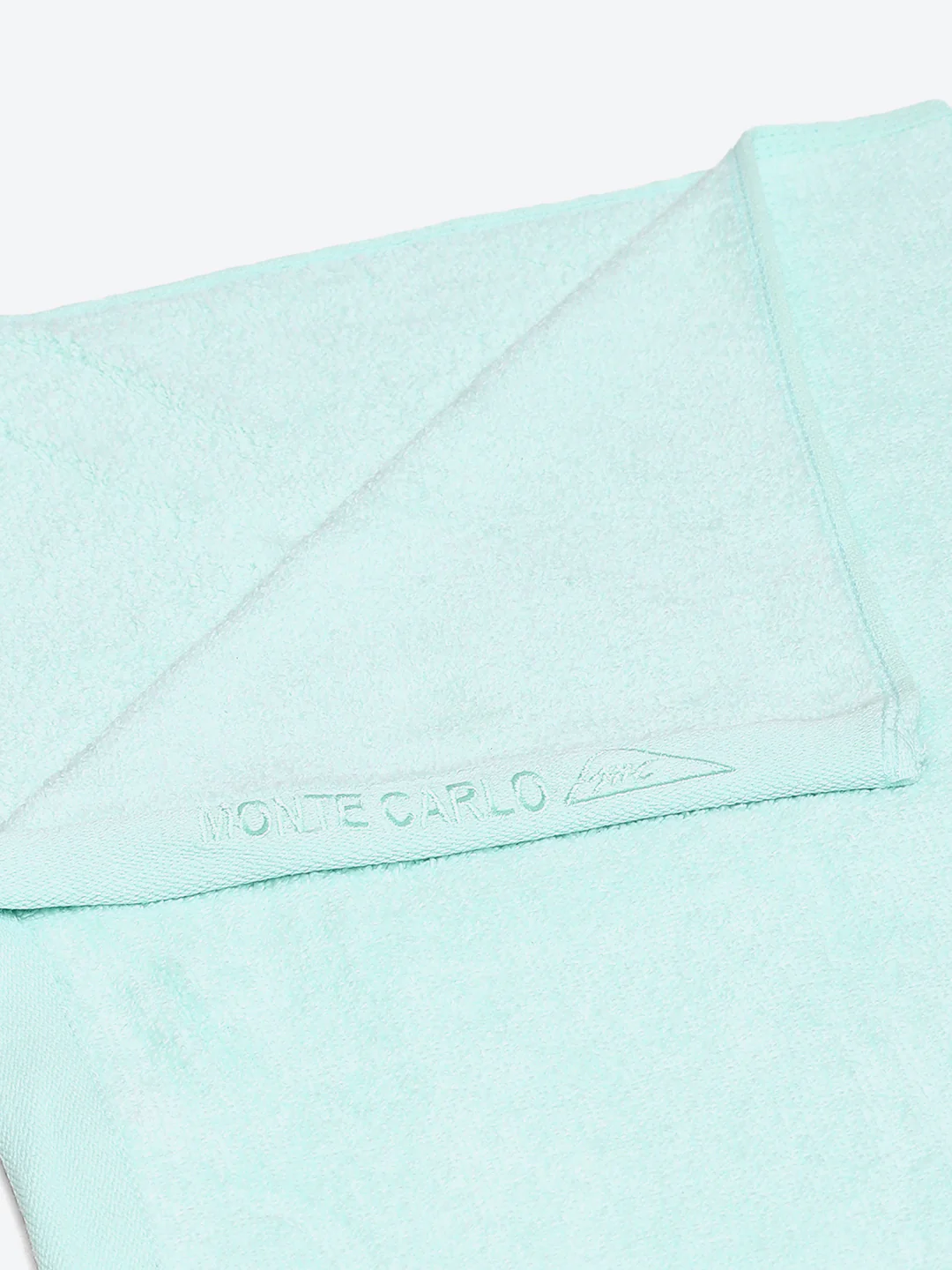 Sea Green Solid Pure Cotton 350 GSM Bath Towel (Oslo) - Image 3