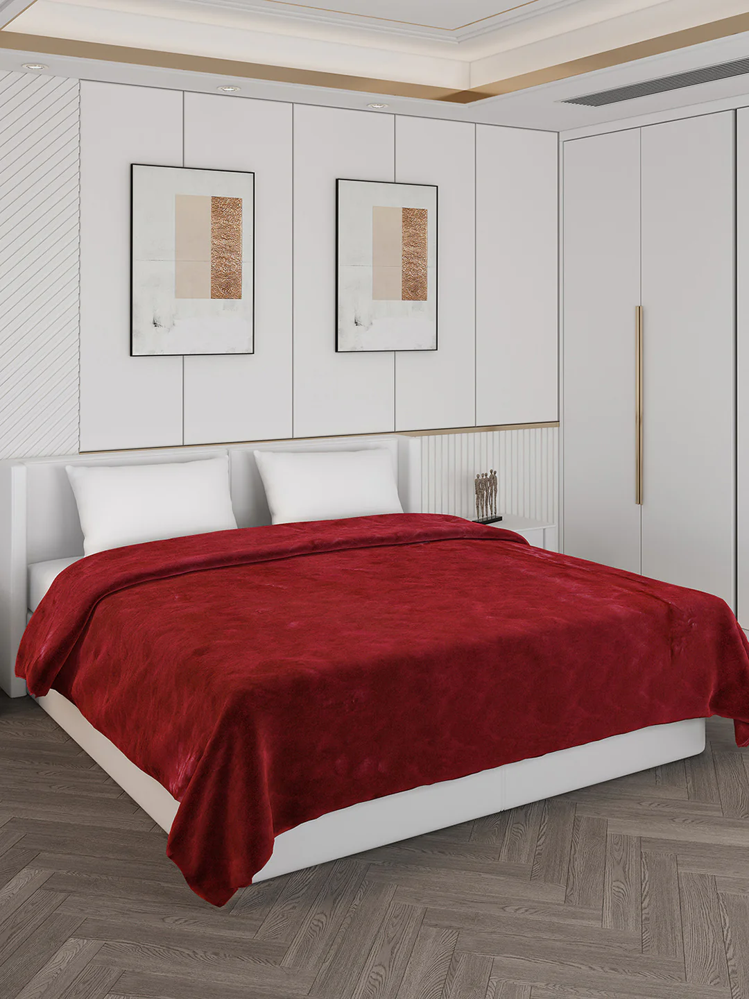 Self Design Double Bed 1000 GSM Blanket Henry 2 Ply (Weight 6.3 kg) - Image 4