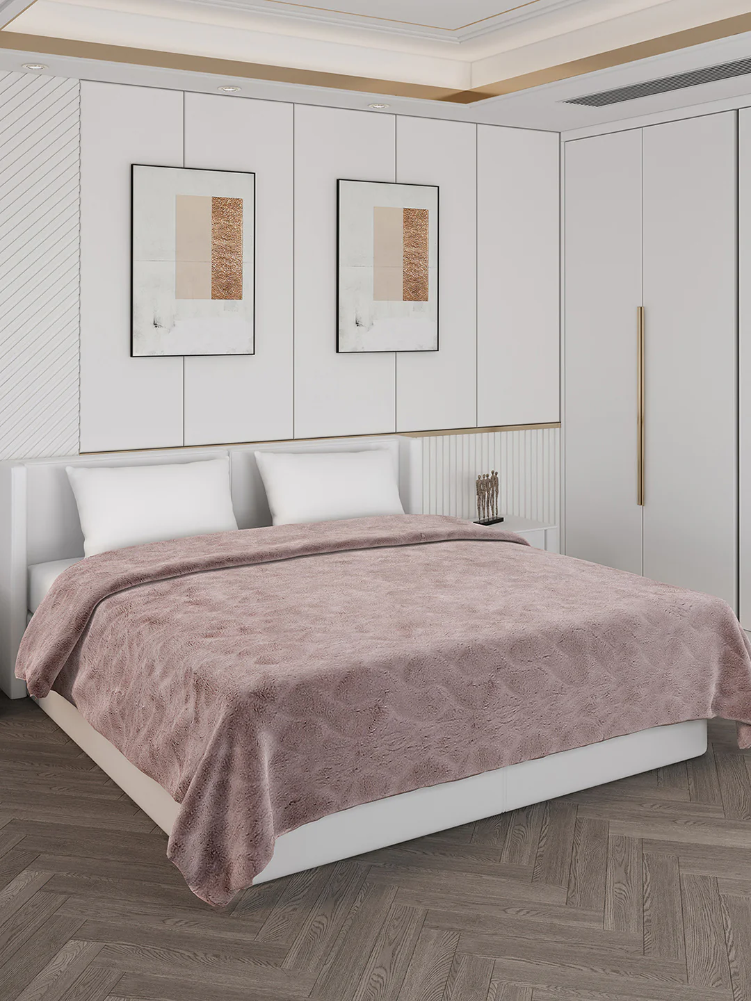 Self Design Double Bed 1000 GSM Blanket Henry 2 Ply (Weight 6.3 kg) - Image 4