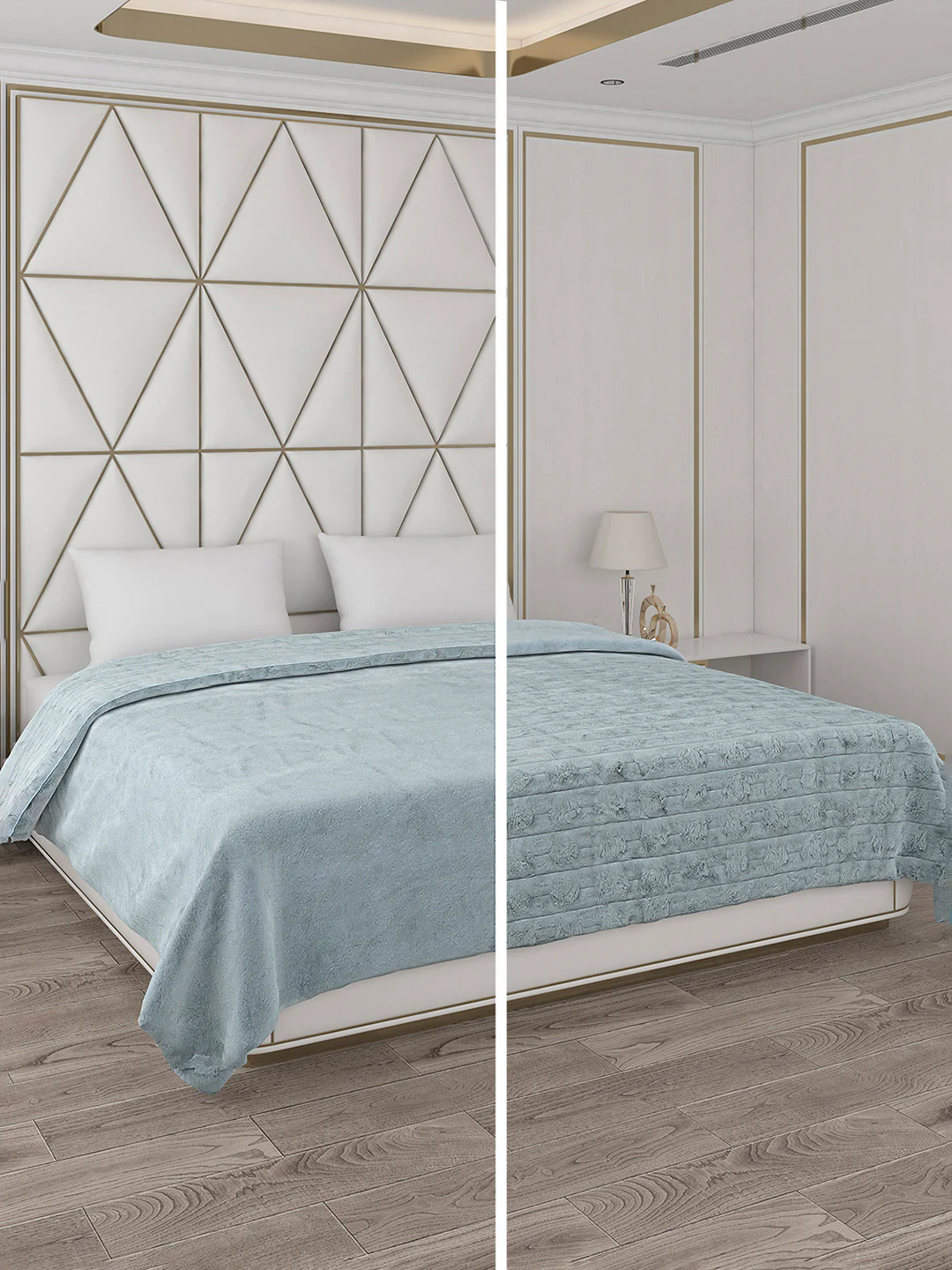 Self Design Double Bed 850 GSM Blanket Orion 2 Ply (Weight 4.5 kg) - Image 2