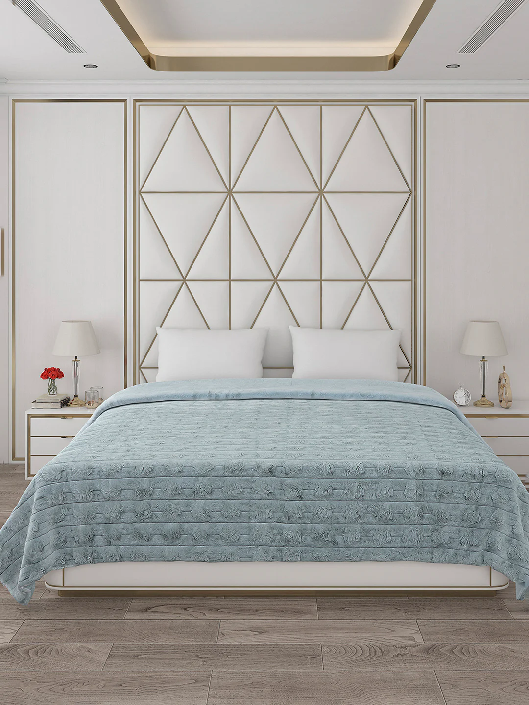 Self Design Double Bed 850 GSM Blanket Orion 2 Ply (Weight 4.5 kg) - Image 3