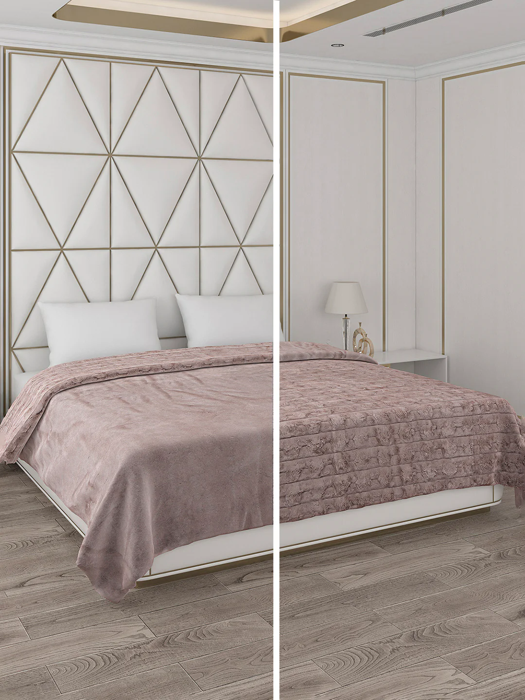 Self Design Double Bed 850 GSM Blanket Orion 2 Ply (Weight 4.5 kg) - Image 2
