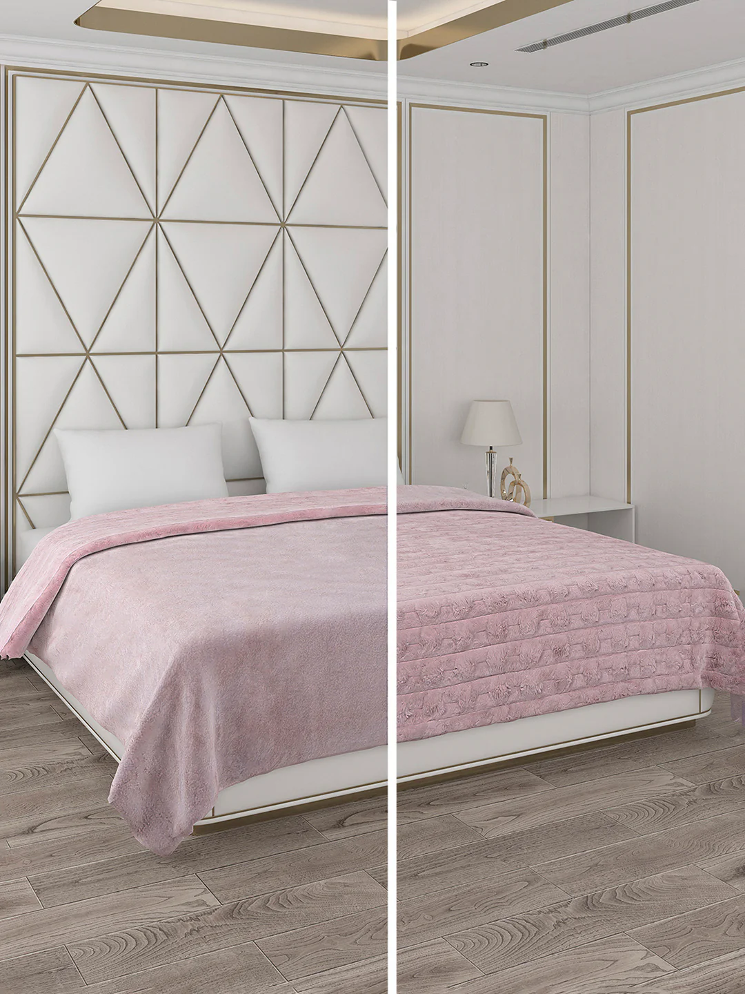 Self Design Double Bed 850 GSM Blanket Orion 2 Ply (Weight 4.5 kg) - Image 2