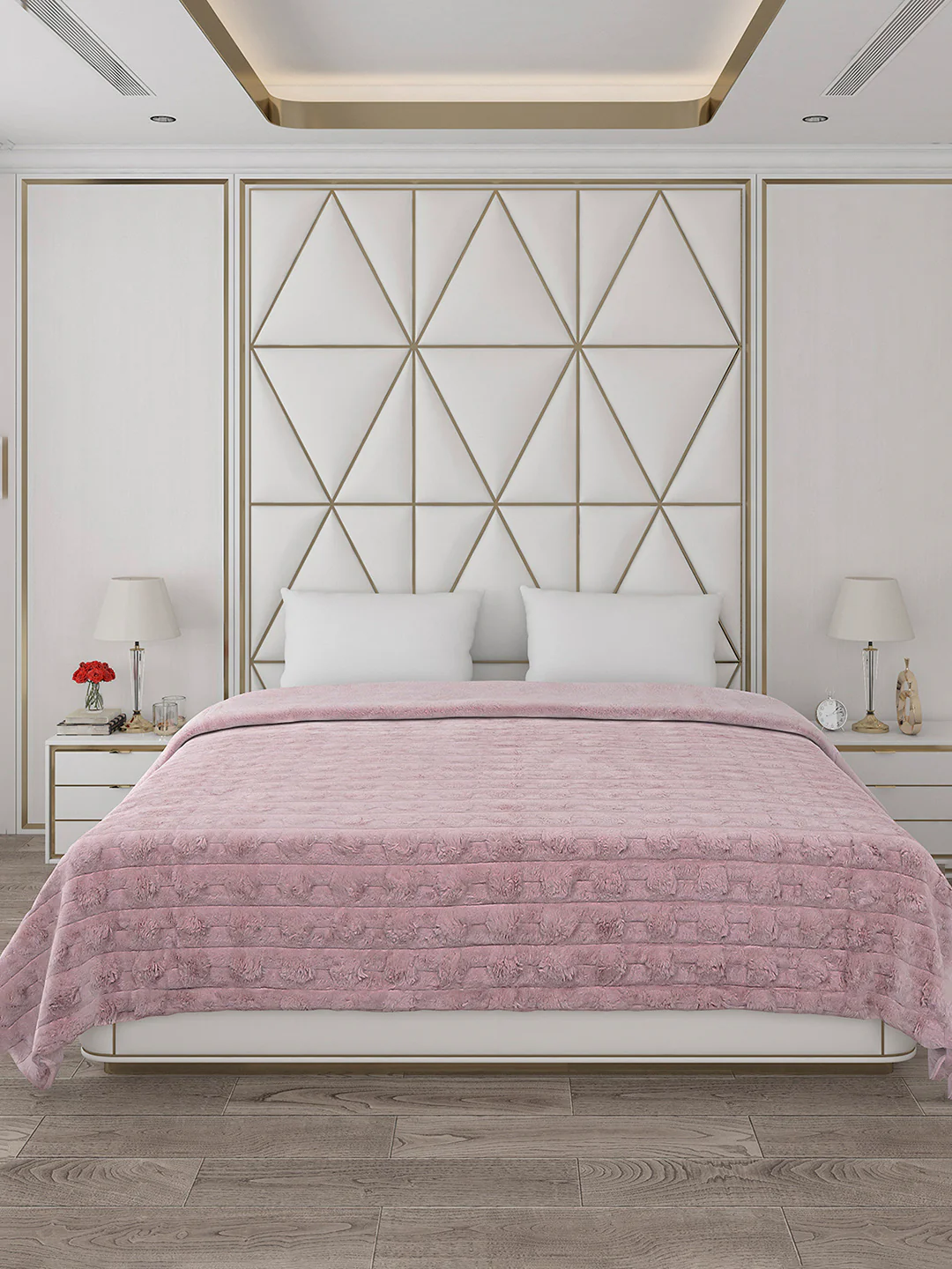Self Design Double Bed 850 GSM Blanket Orion 2 Ply (Weight 4.5 kg) - Image 3