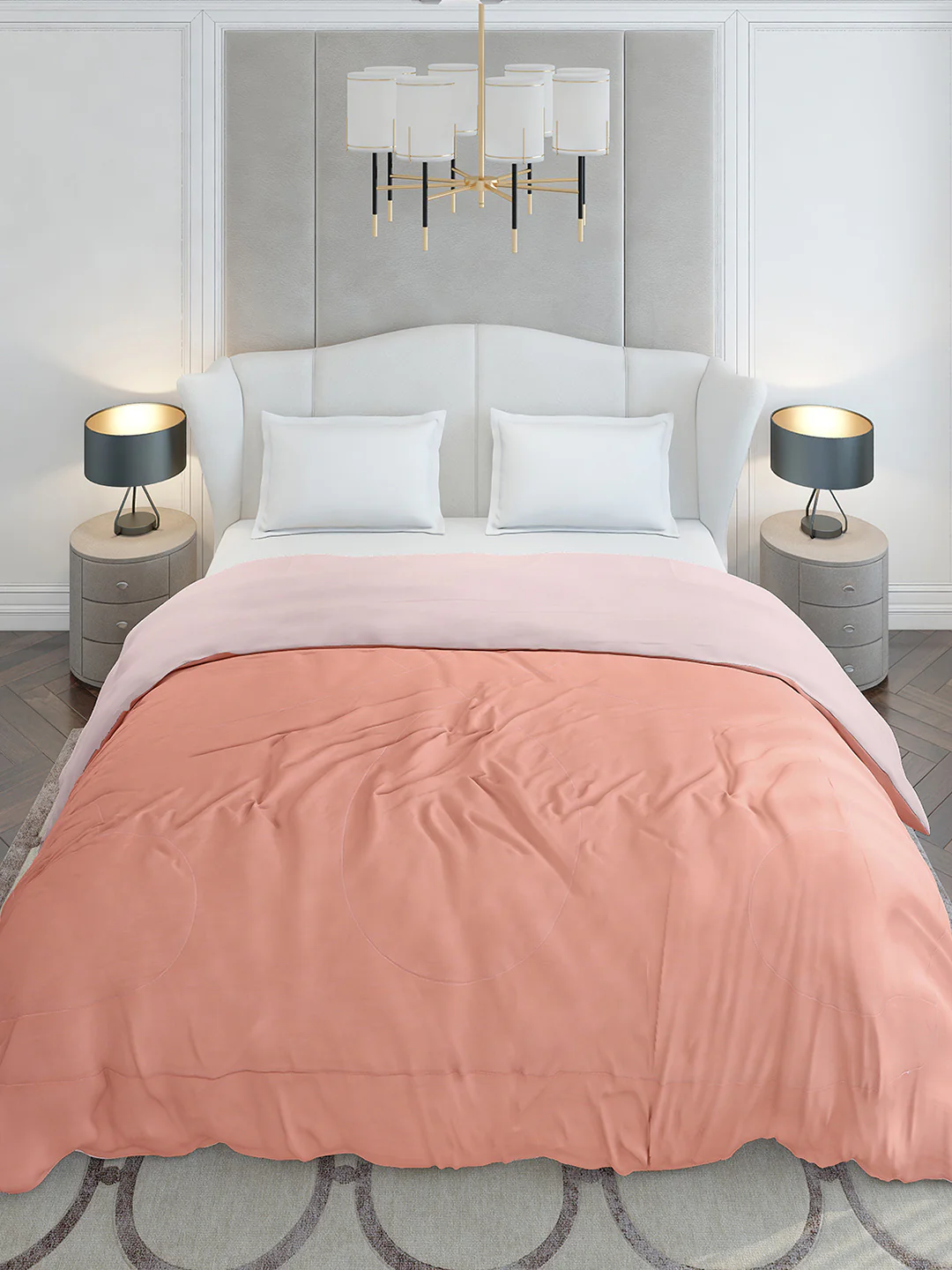 Solid Double Bed 110 GSM Comforter for AC Room - (Icefelgdb) - Image 3