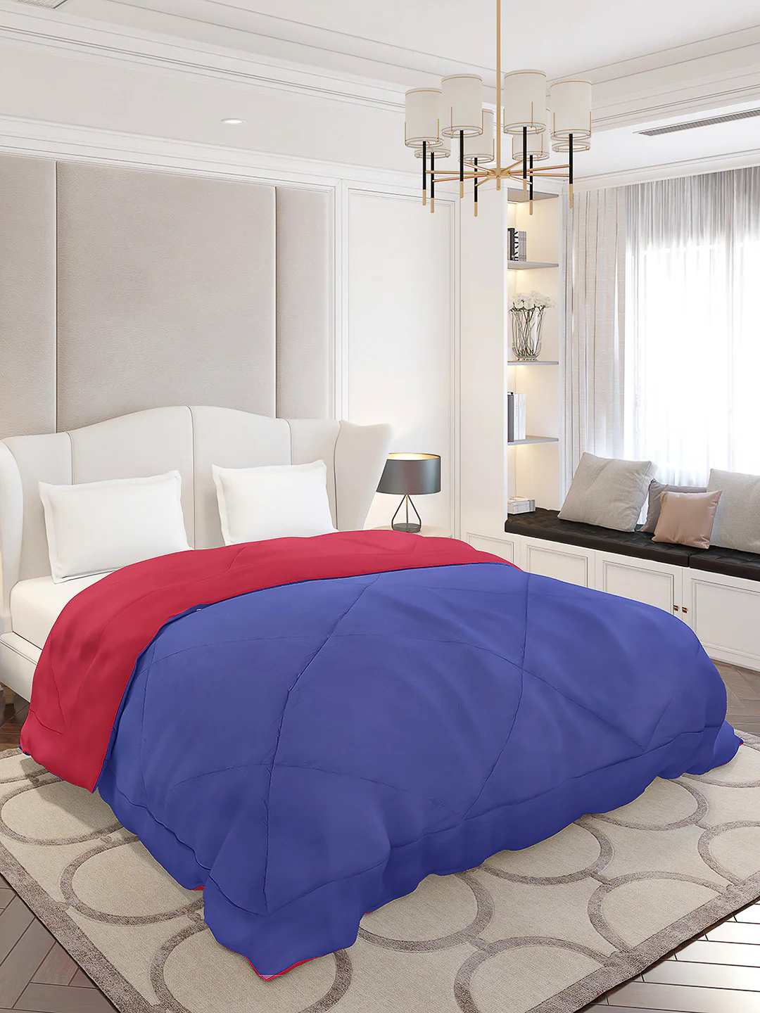 Solid Double Bed 210 GSM Comforter Ava for Mild Winter (Weight 0.9 kg) - Image 4