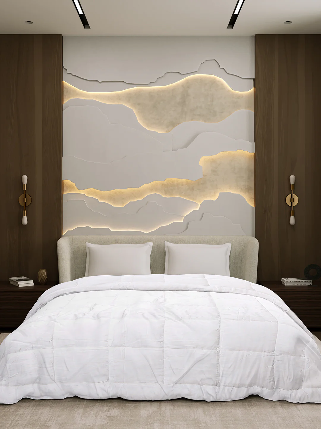 Solid Double Bed 233 GSM Comforter for AC Room (Microgel) - Image 2