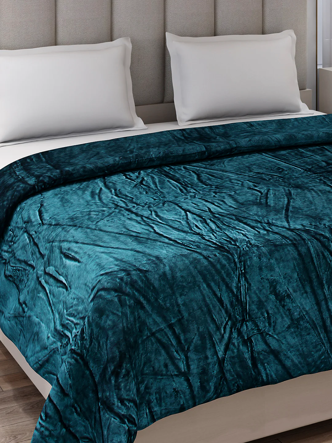 Solid Double Bed 300 GSM Blanket for AC Room - (Fusion) - Image 4