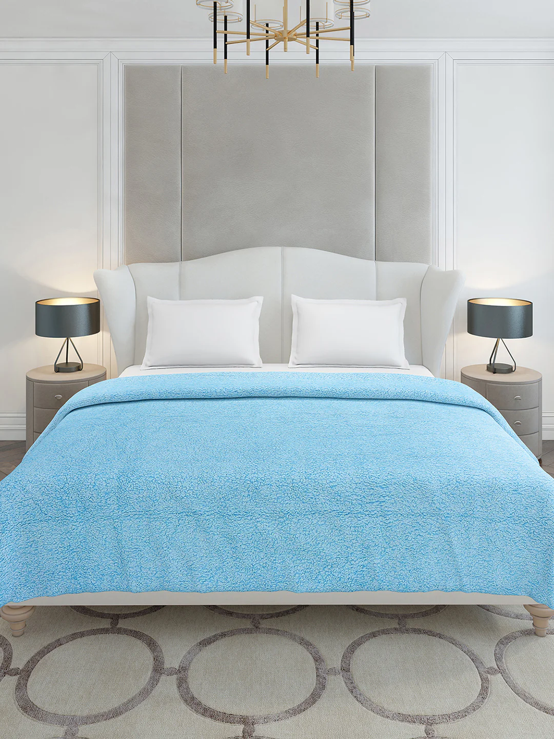 Solid Double Bed 300 GSM Blanket for AC Room - (Scotish) - Image 3