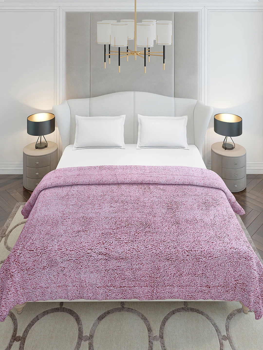 Solid Double Bed 300 GSM Blanket for AC Room - (Scotish) - Image 2