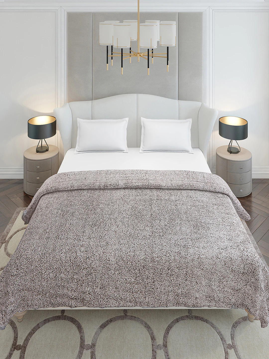 Solid Double Bed 300 GSM Blanket for AC Room - (Scotish) - Image 2