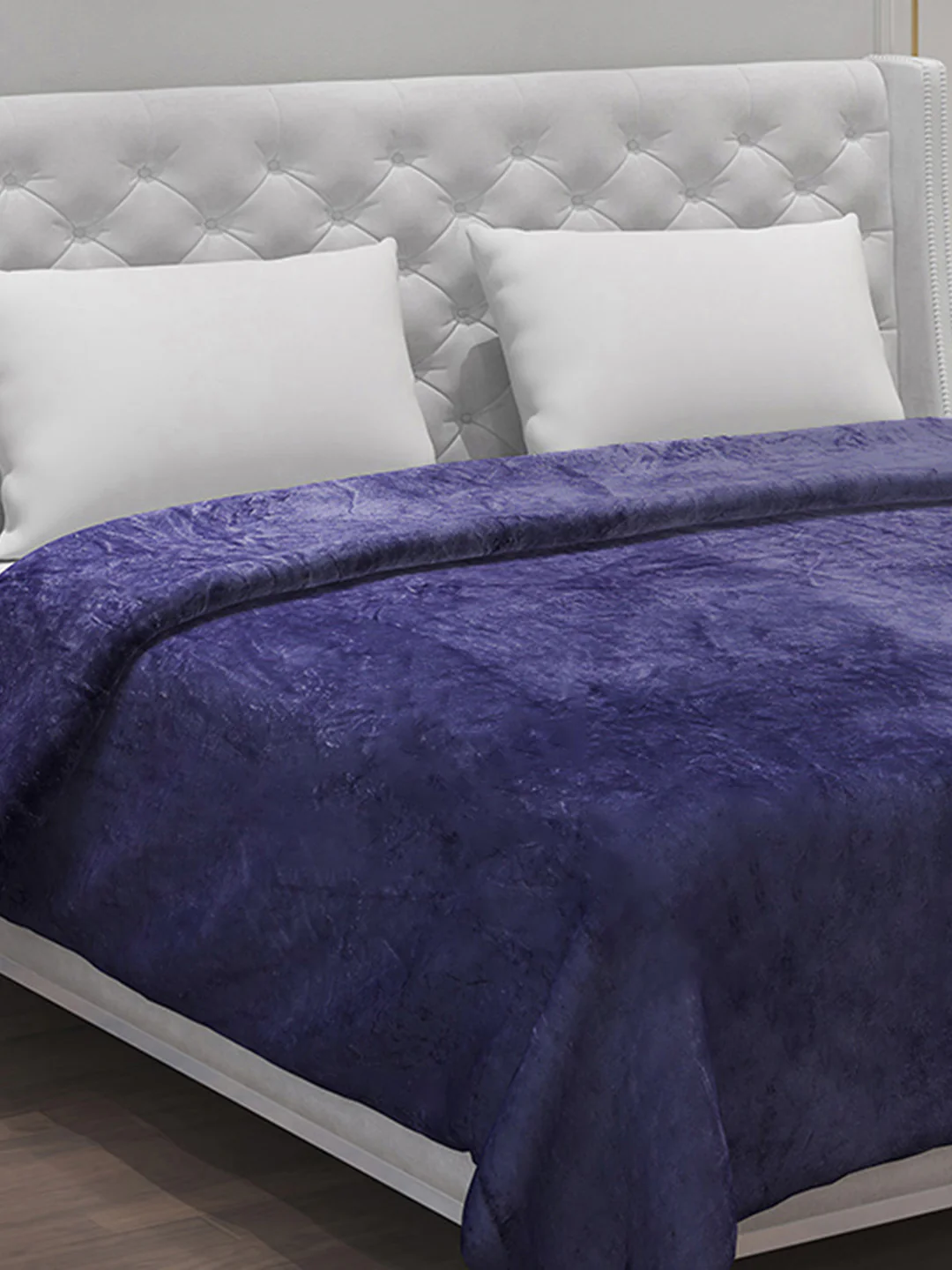 Solid Polyester Double Bed Blanket for AC Room - Image 4
