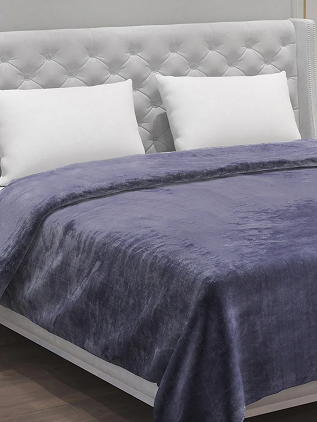 Solid Polyester Double Bed Blanket for AC Room - Image 4