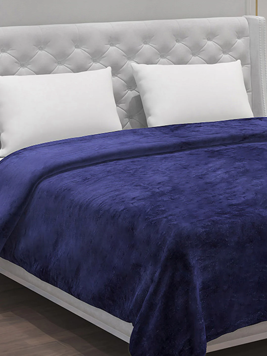 Solid Polyester Double Bed Blanket for AC Room - Image 4