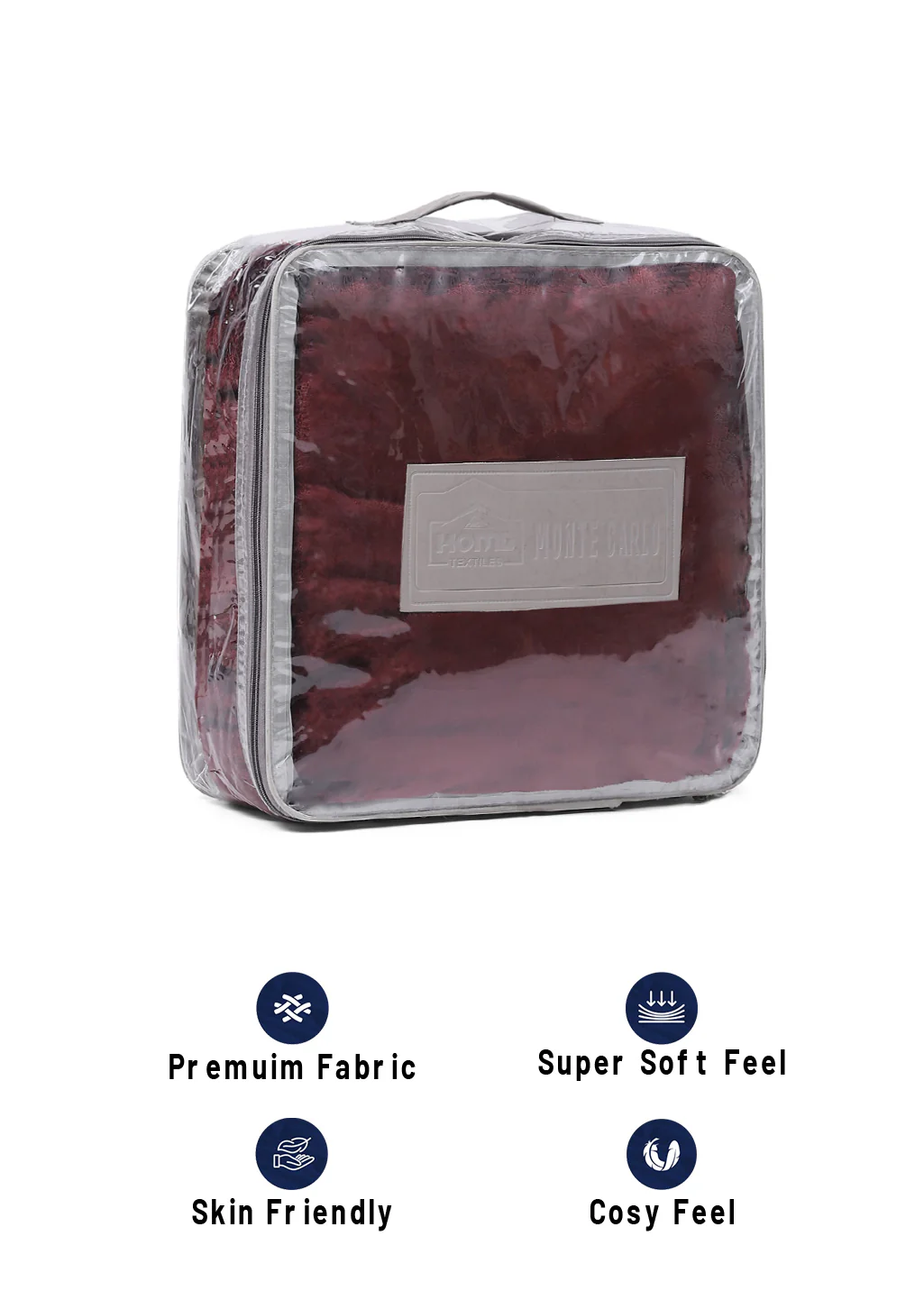 Solid Polyester Single Bed Blanket for AC Room - Image 8