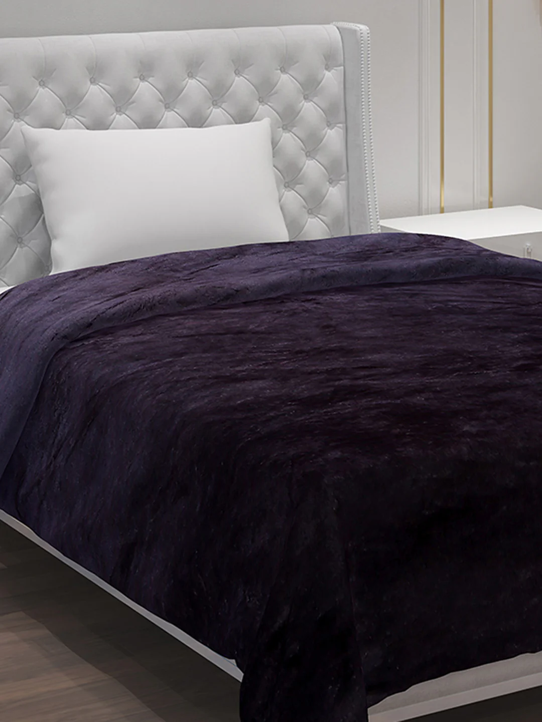 Solid Polyester Single Bed Blanket for AC Room - Image 4