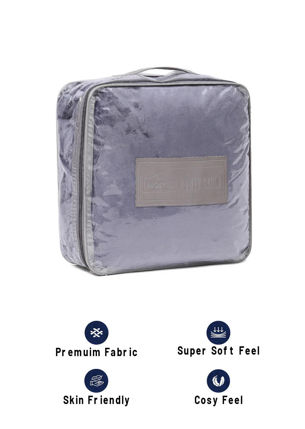 Solid Polyester Single Bed Blanket for AC Room - Image 8