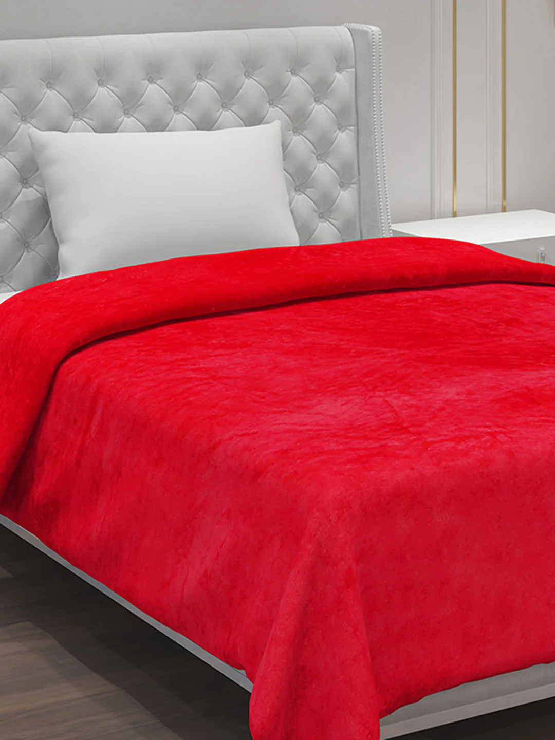 Solid Polyester Single Bed Blanket for AC Room - Image 4