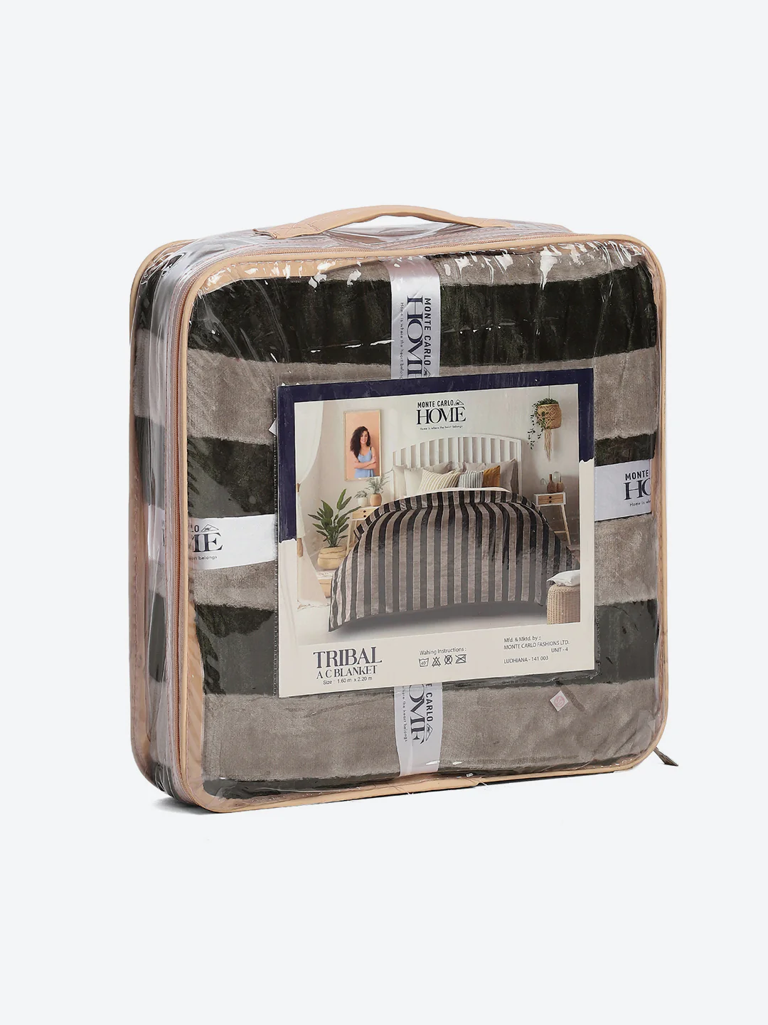 Striped Single Bed 300 GSM Blanket for AC Room - (Tribal) - Image 8