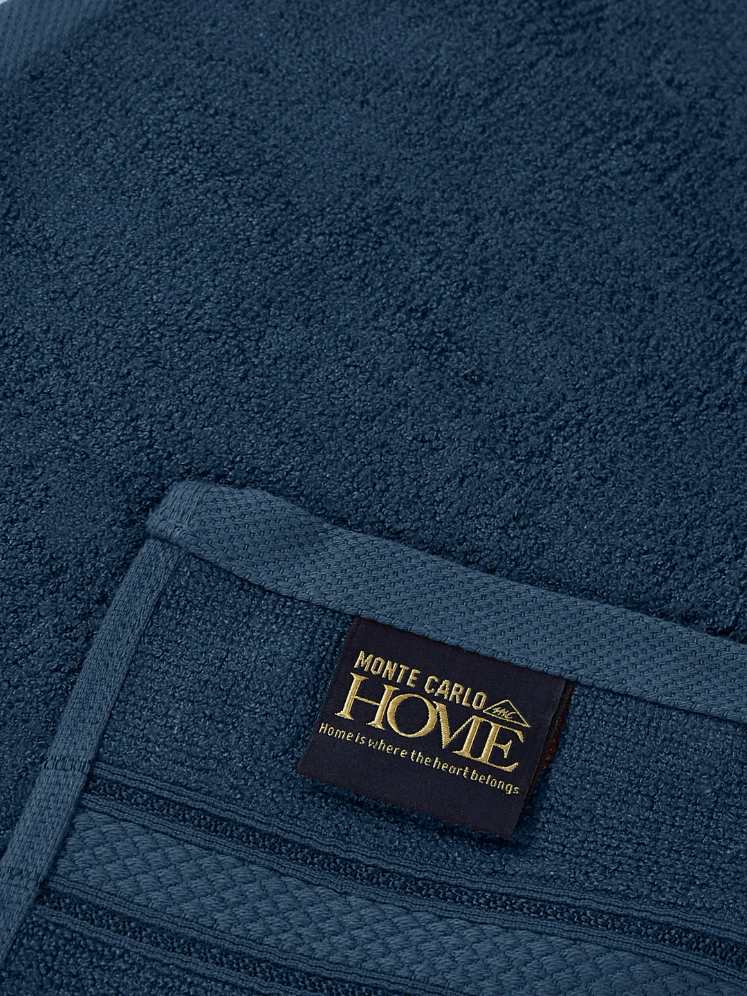 Teal Blue Pure Cotton Solid 400 GSM Face Towel 4 Pc Set (Jasper Collection) - Image 5
