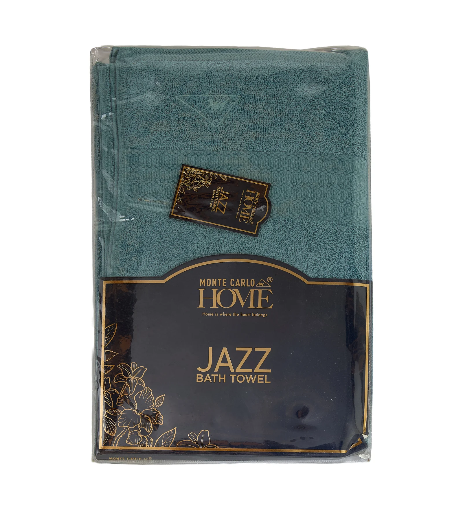 Turquoise Blue Pure Cotton Solid 380 GSM Bath Towel 1 Piece (Jazz Collection) - Image 9
