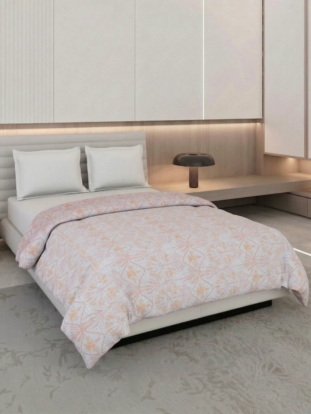 Vertical Floral Print King Size 3 Ply 150 GSM Comforter Prestige Collection Weight 2.5 kg - Image 2