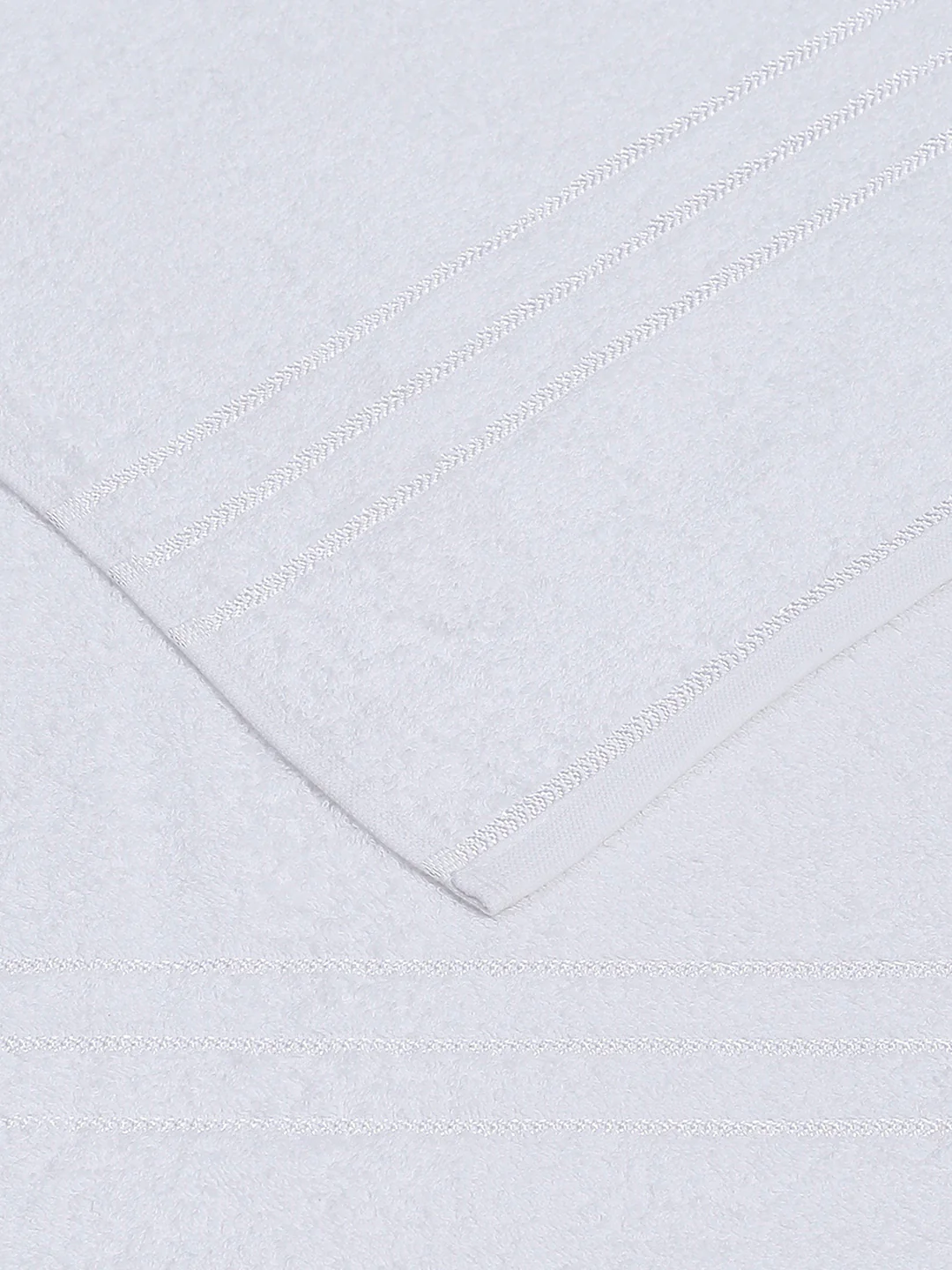 White Cotton Solid 350 GSM Car Towel (Soho) - Image 4