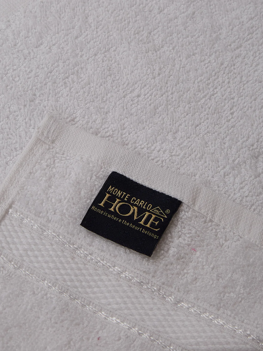 White Pure Cotton Solid 400 GSM Face Towel 4 Pc Set (Jasper Collection) - Image 5
