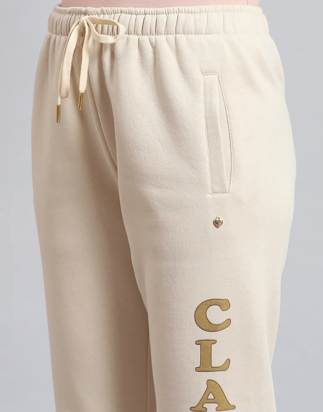 Women Beige Printed Regular Fit Winter Lower - Image 7