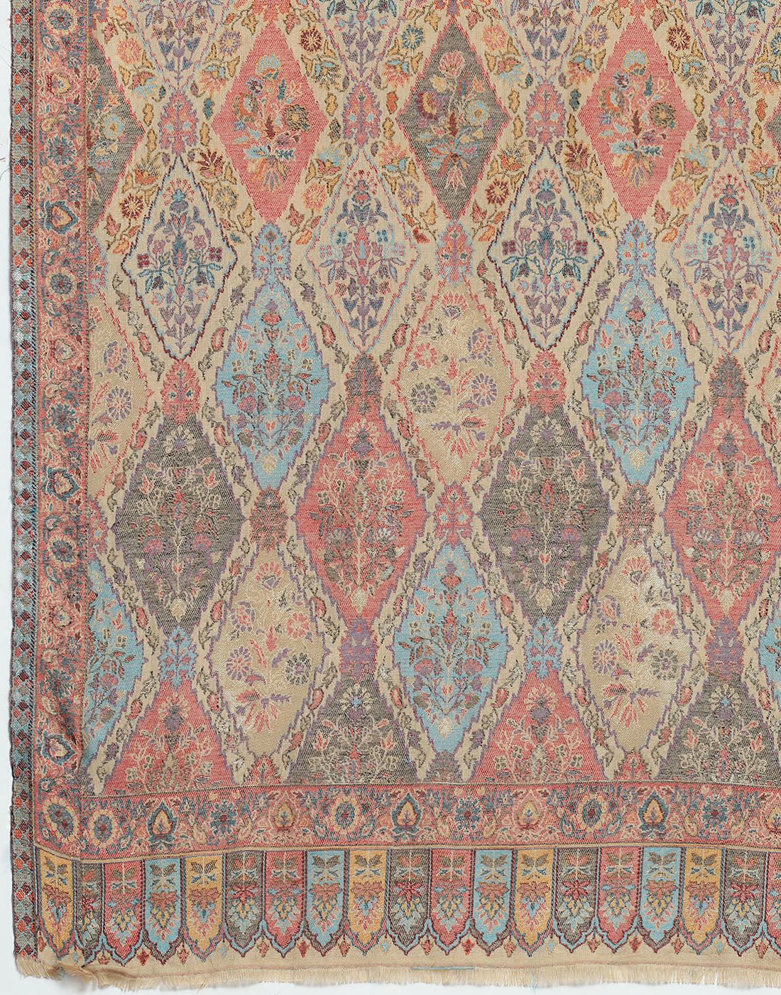 Women Beige Self Design Stole - Image 7