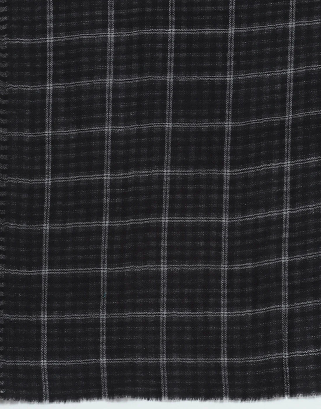 Women Black Self Design Stole - Image 7