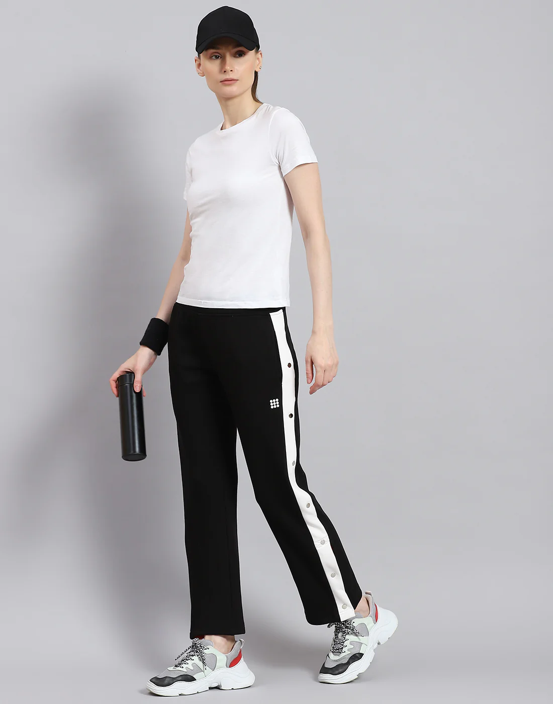 Rock.it Women Black Solid Regular Fit Lower - Image 2