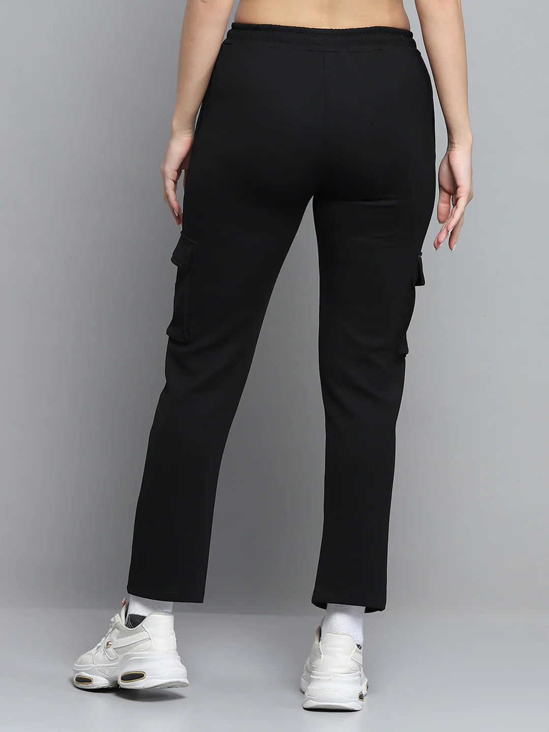 Rock.it Women Black Solid Regular Fit Lower - Image 5