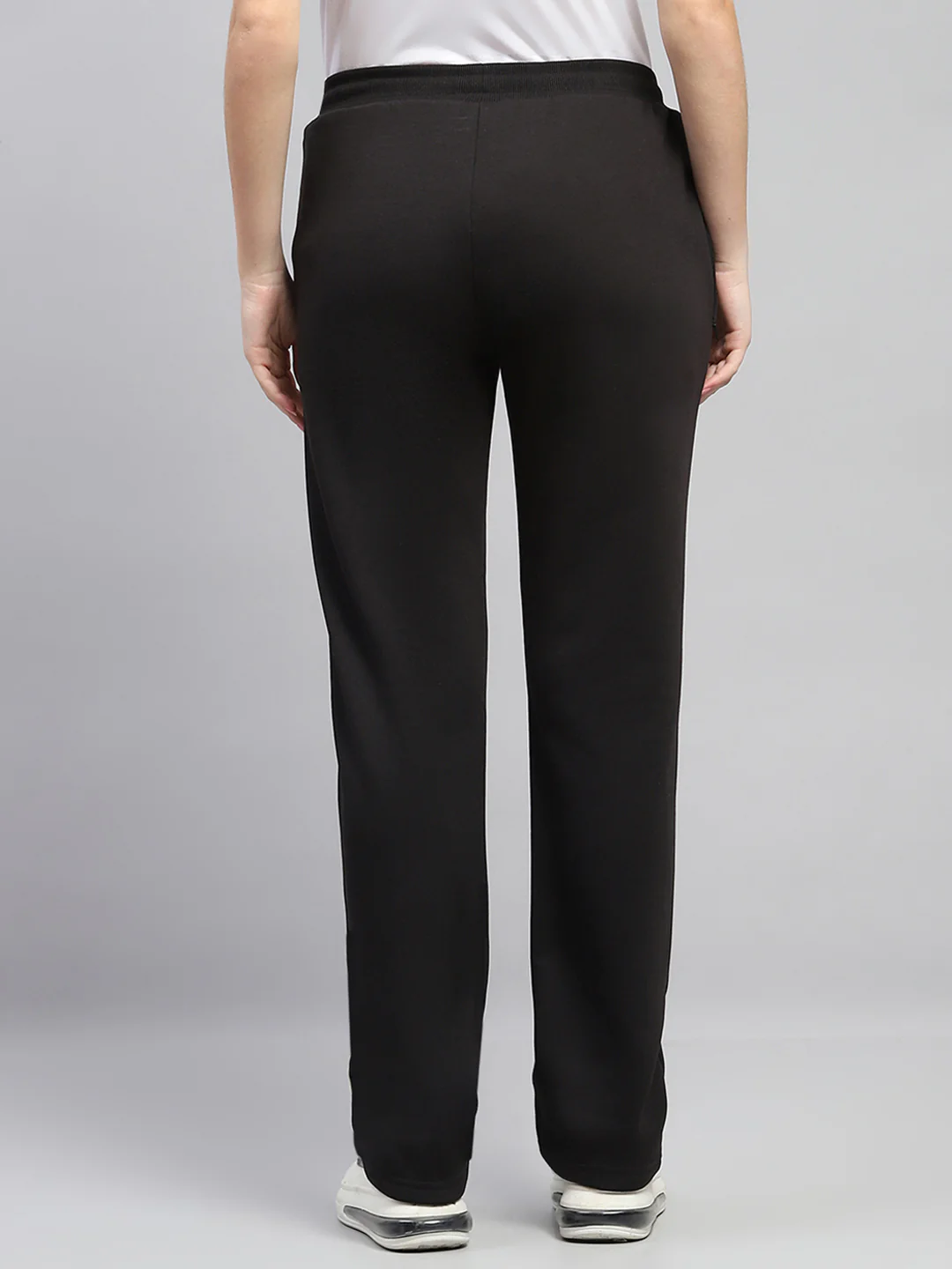 Women Black Solid Regular Fit Lower - Image 5