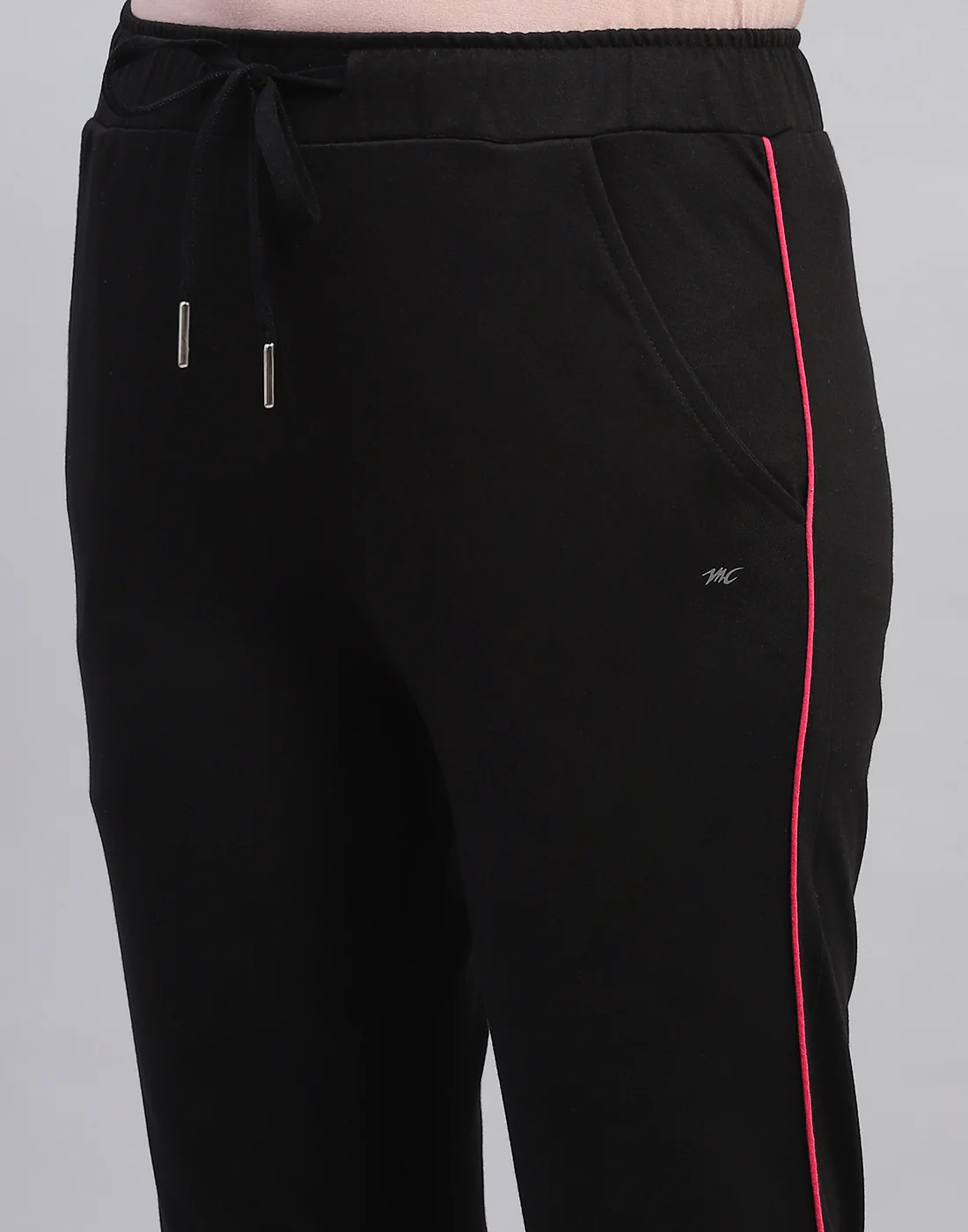 Women Black Solid Regular Fit Lower - Image 6