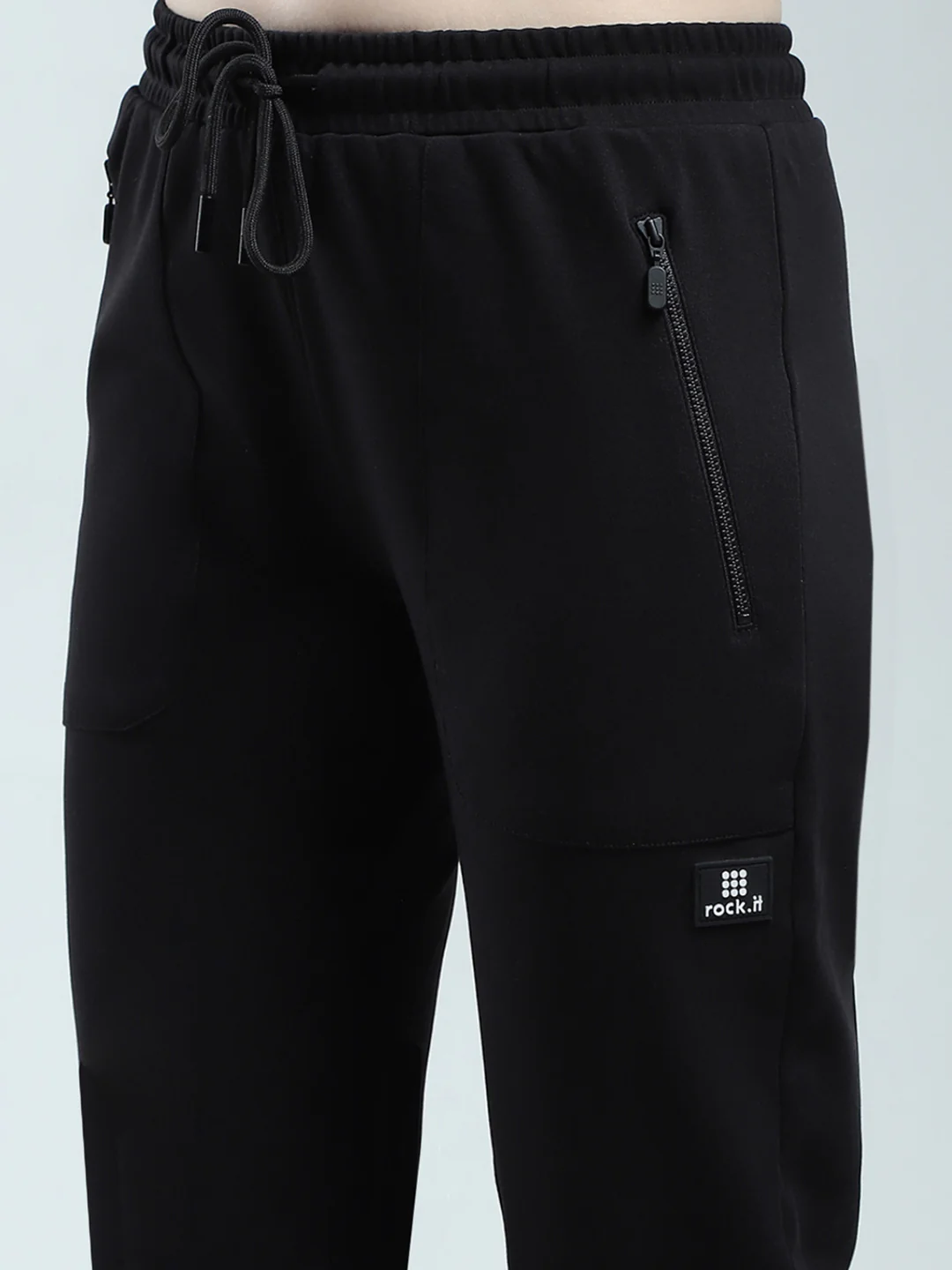 Rock.it Women Black Solid Regular Fit Lower - Image 6