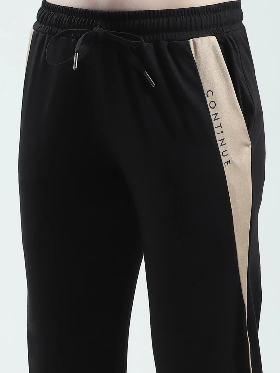 Women Black Solid Regular Fit Lower - Image 6