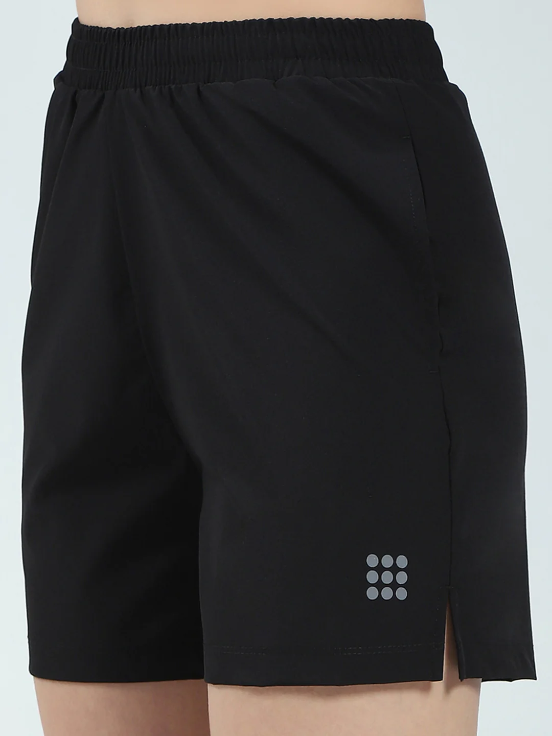 Rock.it Women Black Solid Regular Fit Short - Image 6